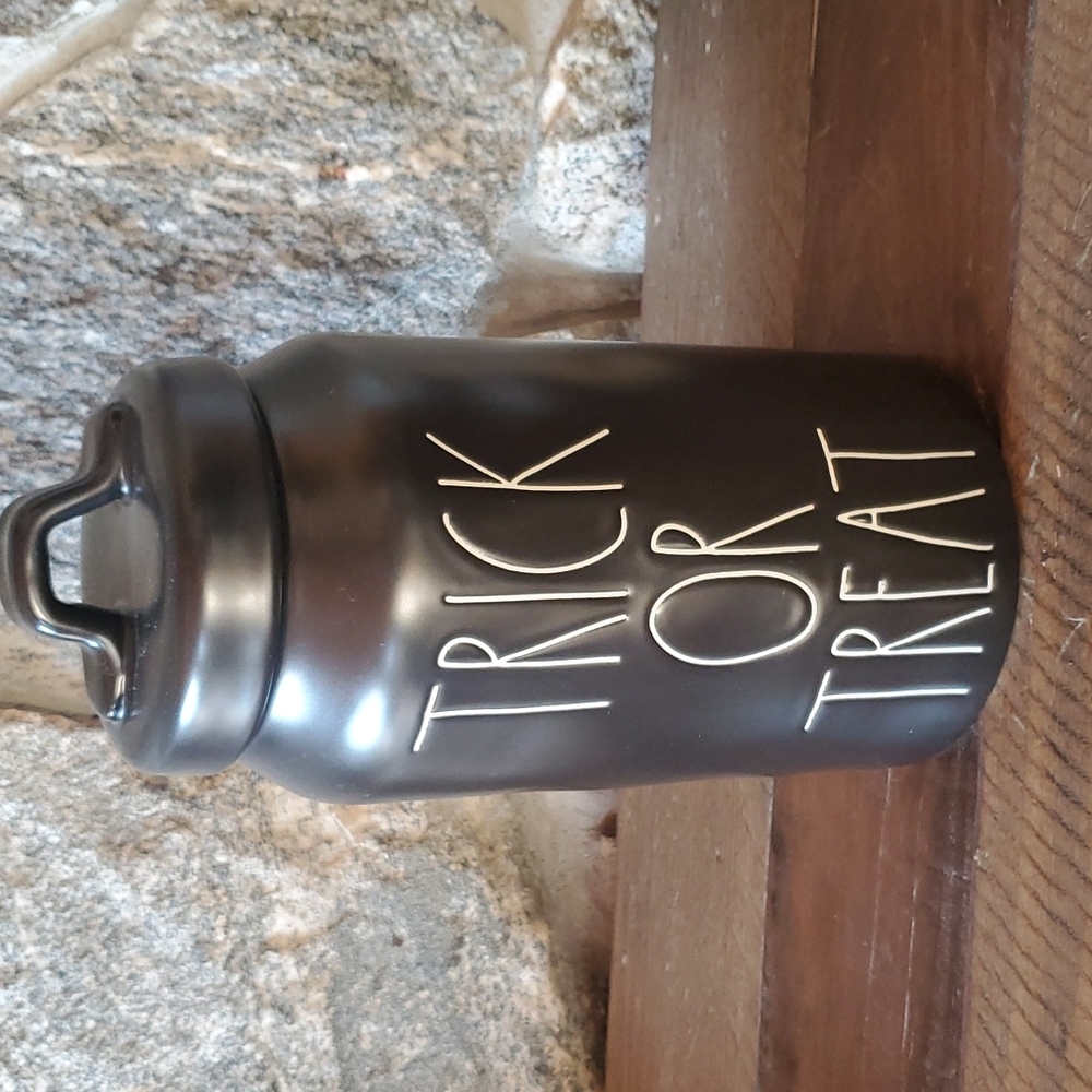 RAE DUNN Trick or treat Halloween canister